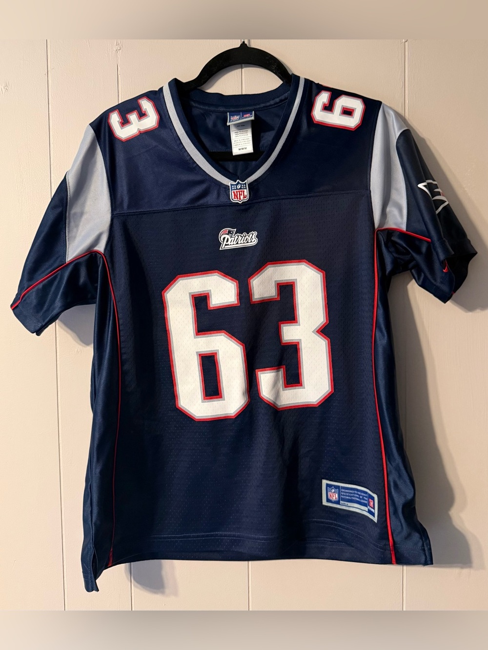 Vintage New England Patriots Dan Connolly #63 NFL Pro Line Jersey M